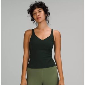 NWT Lululemon Align *Waist Tank Top Sz 6 Rainforest Green